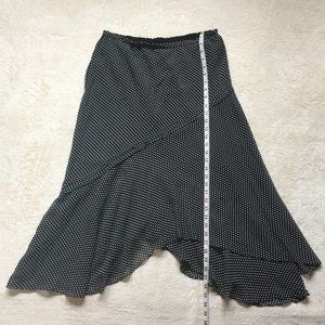 Adrianna Papell Flowy Polkadot Skirt